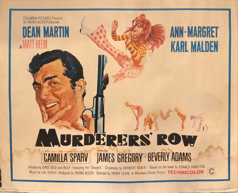 murderers' row 1966 display sheet, rolled